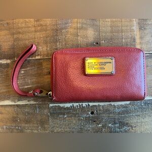 Marc by Marc Jacob’s red wristlet wallet